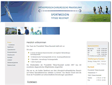 Tablet Screenshot of praxisklinik-titisee-neustadt.de